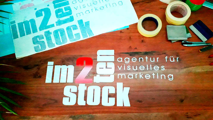 Werbetechnik im 2ten stock