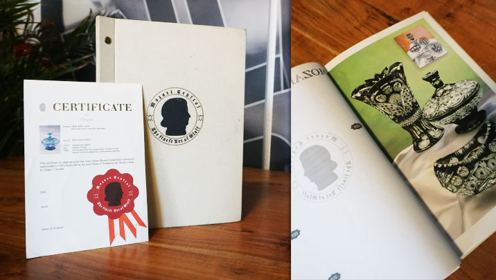 Logoentwicklung Kataloggestaltung Mozartkristall