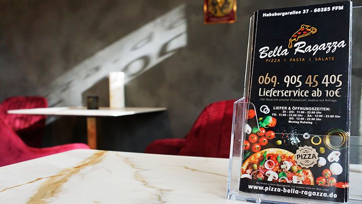 Pizzaflyer günstig in Frankfurt